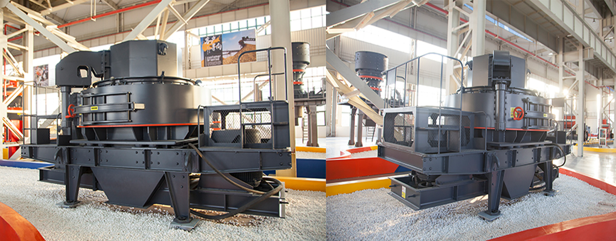 VSI crusher used in sand making process in quarry